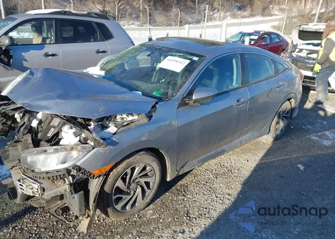 2018 Honda Civic Ex из США, поврежденный, VIN 19XFC2F73JE020916